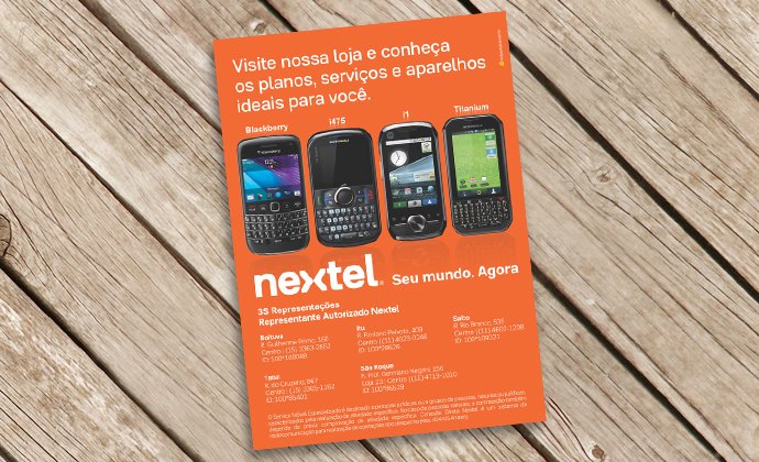 Folheto Nextel